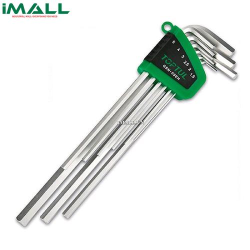 Bộ khóa 2 đầu lục giác chữ L (1.5, 2, 2.5, 3, 4, 5, 6, 8, 10 mm) Toptul GSN-09EH