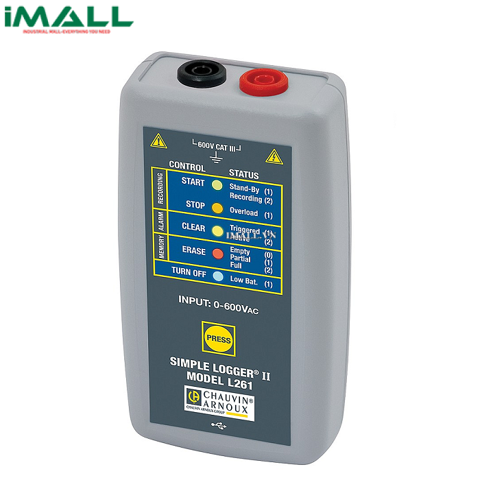Máy ghi dữ liệu điện áp Chauvin Arnoux L261 (P01157040)