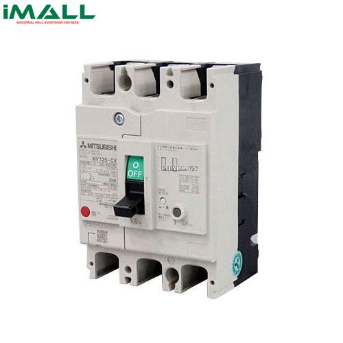 Cầu dao chống giật (ELCB) Mitsubishi NV125-HV 3P 100A (50kA 30mA)