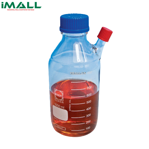 Bình thủy tinh có vòi DURAN (5000ml; GL18 Side-Arm; GL 45 ScrewScap) SciLab SL.Bot2033