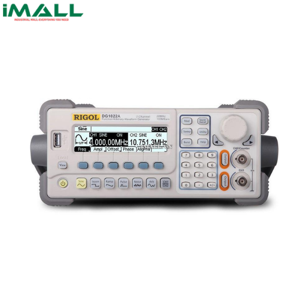 Máy phát xung tùy ý Rigol DG1022Z (25MHz, 200MSa/s, 2 kênh)