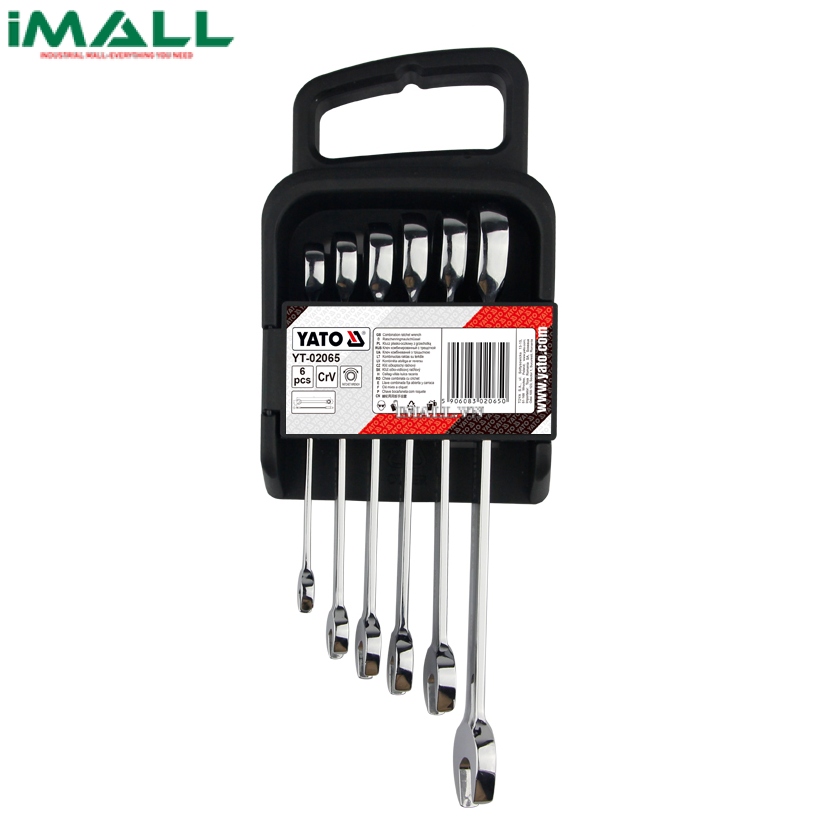 Bộ cờ lê vòng miệng đảo chiều 6 chi tiết Yato YT-02065 (8-17mm)
