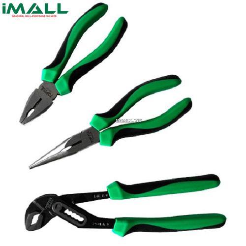 Bộ kìm 3 món Toptul GAAE0303 (Tổ hợp-Nhọn-Mỏ quạ)