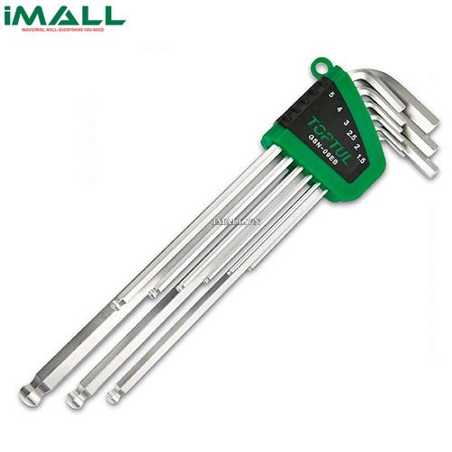 Bộ khóa lục giác (1.5, 2, 2.5, 3, 4, 5, 6, 8, 10 mm) Toptul GSN-09EB