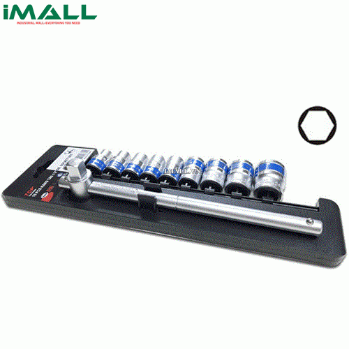 Bộ Tuýp 10 Chi Tiết 1/2 (Cần Kéo Trượt) TOP TBS-12246