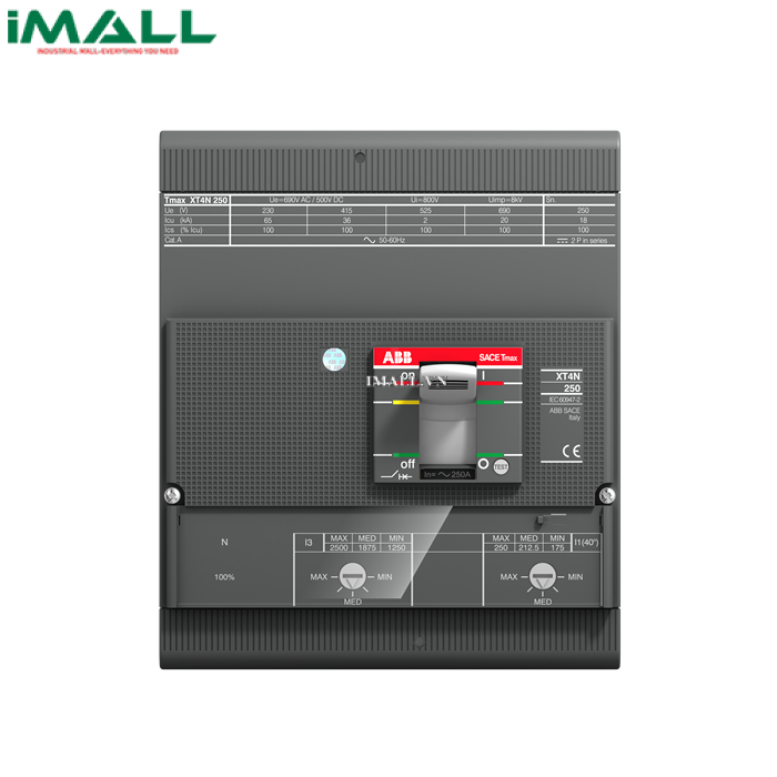 ABB XT4N 160 TMA 50-500 4p F F (1SDA068098R1)