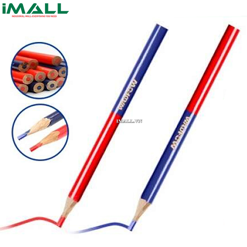 Bộ 12 Bút chì thợ mộc 2 màu Wadfow WMQ2512