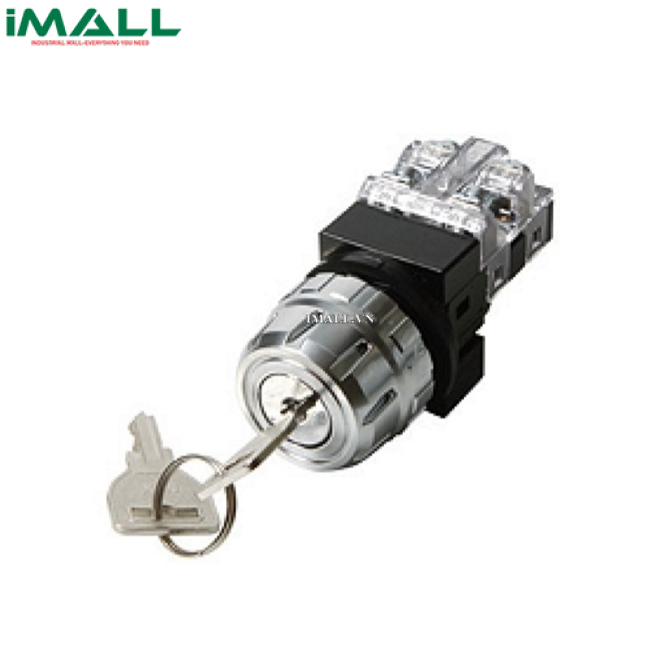 Công tắc xoay 2 vị trí có chìa khóa Hanyoung nux CRK-302A1L (30mm)