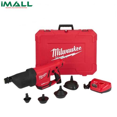 Máy hơi thông tắc đường ống pin Milwaukee M12 DCAG-201C (12V)