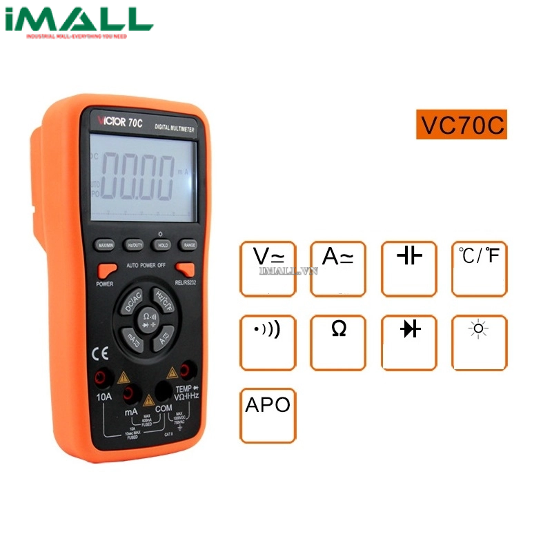 Đồng hồ vạn năng hiện số Victor 70C