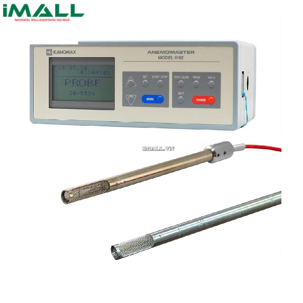 Máy đo tốc độ gió ở nhiệt độ cao KANOMAX 6162 (0.2 to 50.0 m/s, 500ºC)