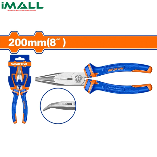 Kềm mũi cong 8" Wadfow WPL4C08