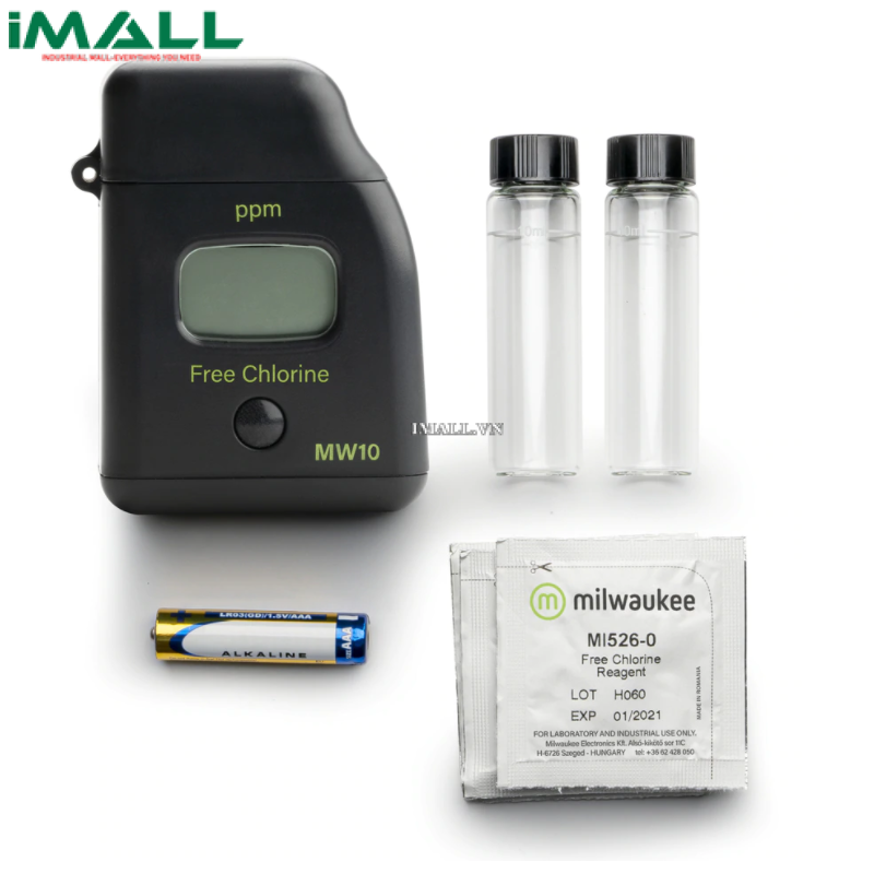 Máy đo Chlorine tự do Milwaukee MW10 (0.00-2.50mg/l)