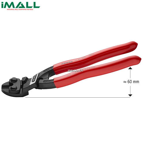 Kìm Cắt CoBolt® Đầu Nghiêng 20°, Khoen Lưỡi, Cắt Thép Lò Xo Ø3.6mm Knipex 71 41 200