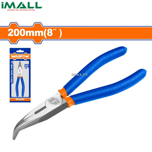 Kềm mũi cong 8"/200mm Wadfow WPL4948