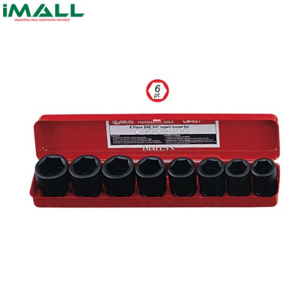 Bộ Khẩu Dùng Cho Súng 3/4'' GENIUS CM-021 (8 Chiếc 1"~1-1/2")