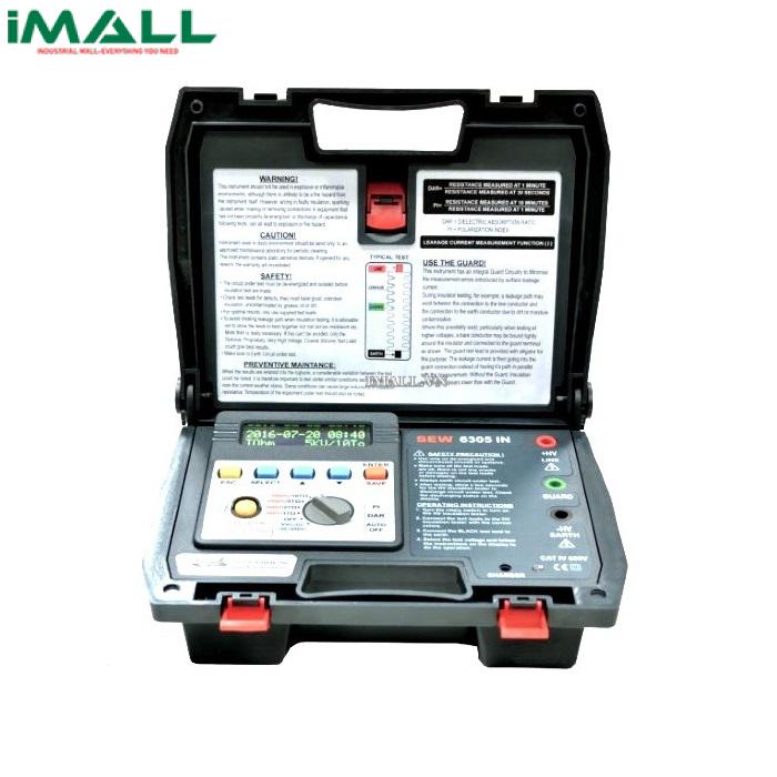 Đồng hồ đo điện trở cách điện SEW 6305 IN (5kV,10TΩ, pin sạc)
