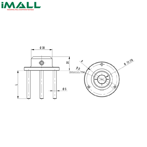 Thước đo độ sâu lỗ (844 Dt-3) Mahr 4484810