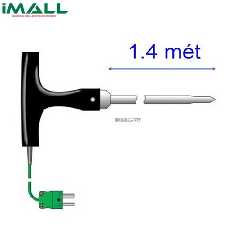 Đầu dò nhiệt độ cầm tay loại K dài 1.4 mét (-75 ~ 250 °C, Ø9.5 x 1400mm) ETI 133-135