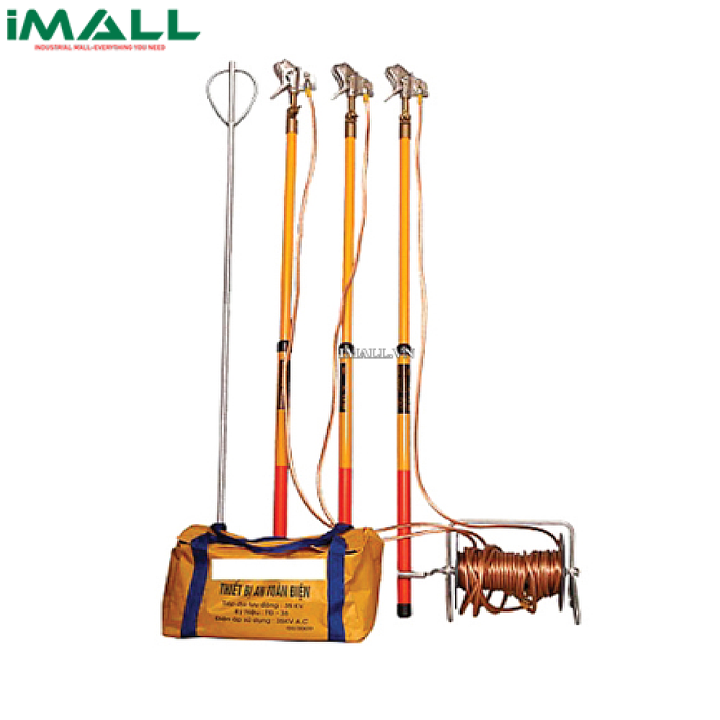 Bộ tiếp địa 3 pha di động VIỆT NAM TĐ-10 (10kV)