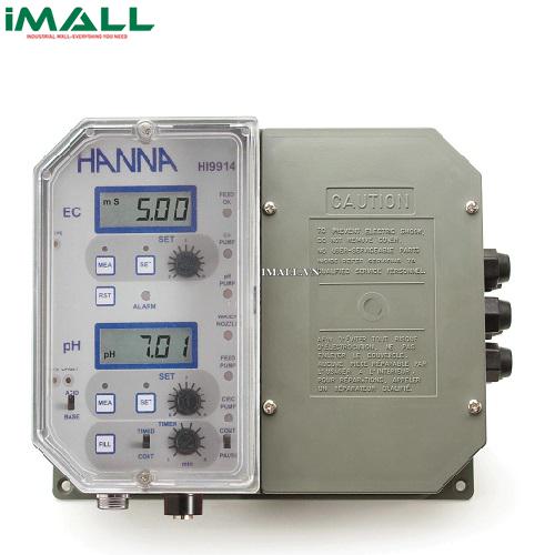 Màn Hình Điều Khiển Kép pH/EC Trong Dung Dịch Phân Bón HANNA HI9914