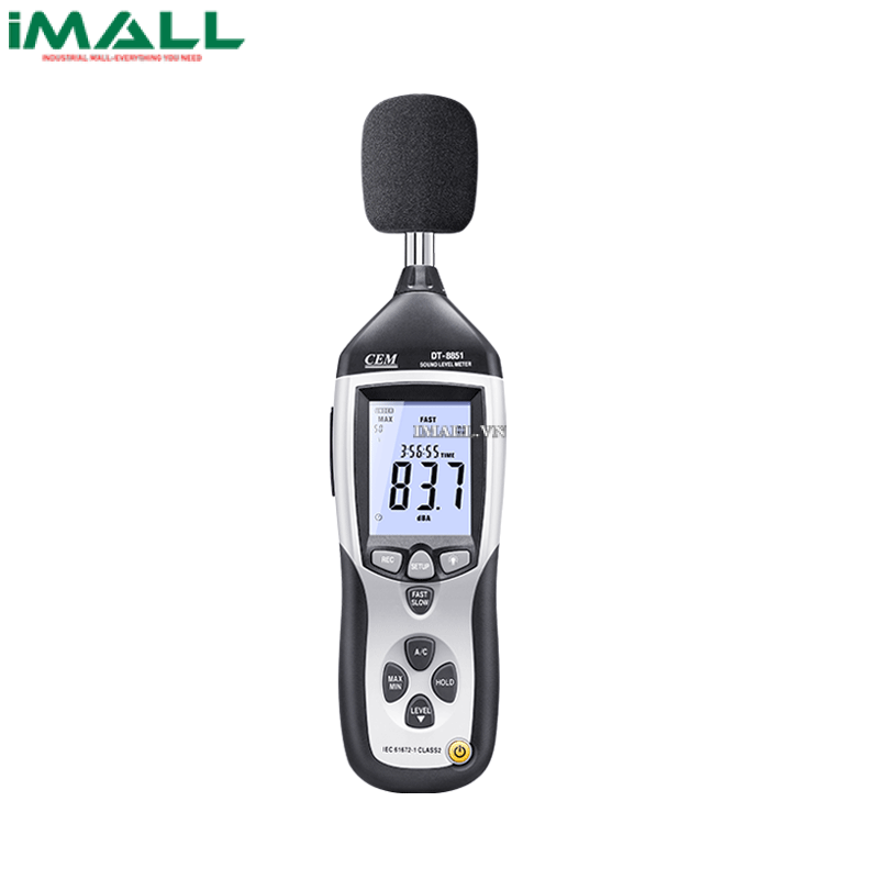 Máy đo độ ồn CEM DT-8851 (30dB~130dB, ±1.4dB)