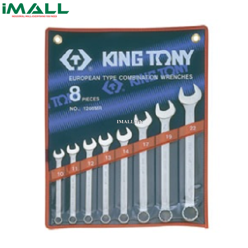 Bộ tuýp 8 cái hệ mét Kingtony 1208MR (10-22mm)