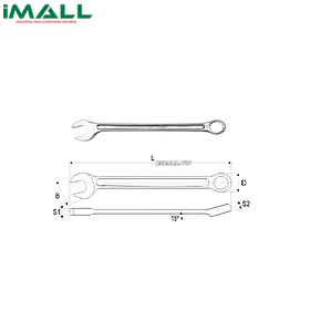 Cờ lê vòng miệng hệ mét Yato YT-5014 (20mm)