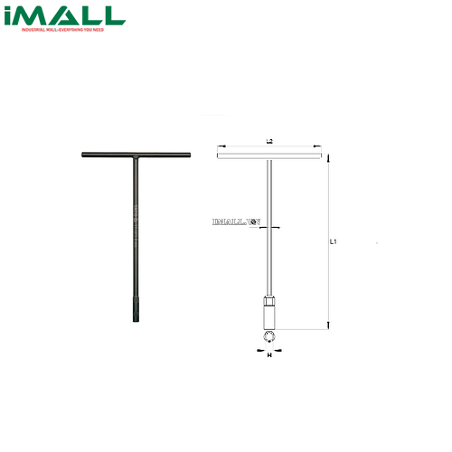Cờ lê ống điếu chữ T YATO YT-1573 (10mm)