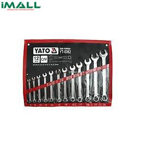 Bộ cờ lê vòng miệng hệ mét 12 chi tiết Yato YT-0362 (8-24mm)