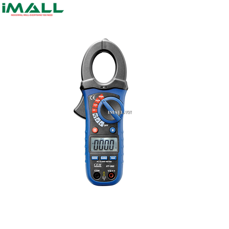 Ampe kìm AC/DC CEM DT-366 (AC/DC-600V, DC-600A, AC-400A AC True RMS)