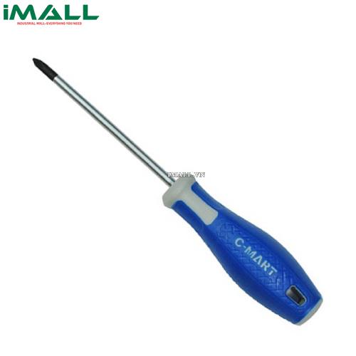 Tua vít bake 6.0x300mm cán cao su C-MART C0034-6.0300+