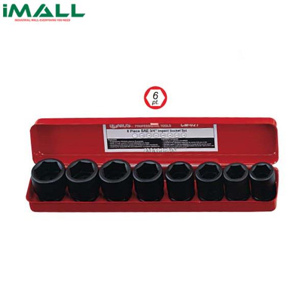 Bộ Khẩu Dùng Cho Súng 3/4'' GENIUS CM-022 ( 8 Chiếc 26mm~38mm)