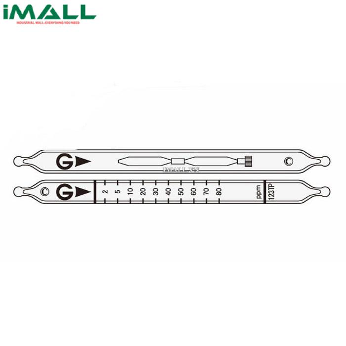 Ống dò Khí hoặc hơi Xylene C6H4 (CH3) 2 Gastec 123TP (2 - 80 ppm)