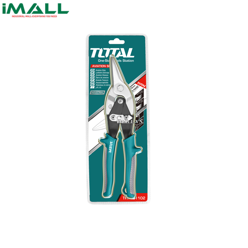 Kéo cắt tôn mũi cong trái (10") Total THT521106