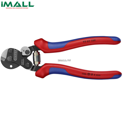 Kìm Cắt Cáp Thép Bện Wire Rope Dạng Tyre Cord Knipex 95 62 160 TC
