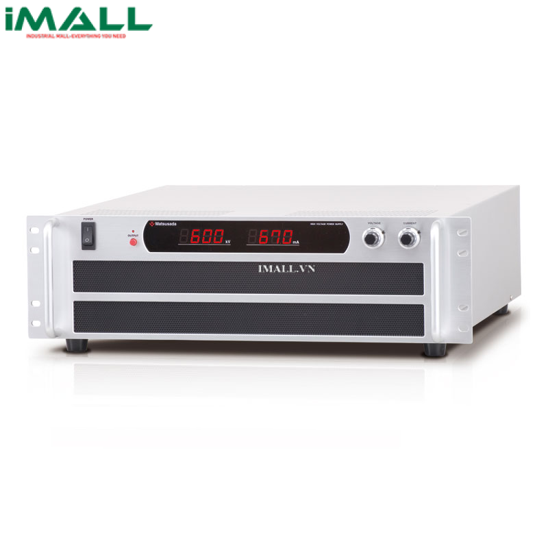 Nguồn điện áp cao Matsusada AK-5P1280 (5kV,1.28A,Rack-mount,phân cực dương)