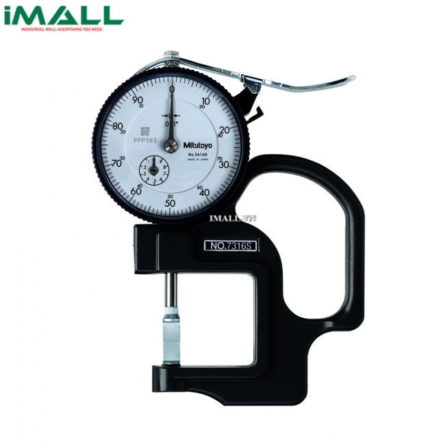 Đồng hồ đo độ dày vật liệu dạng kim Mitutoyo 7316A (0 – 0.5")