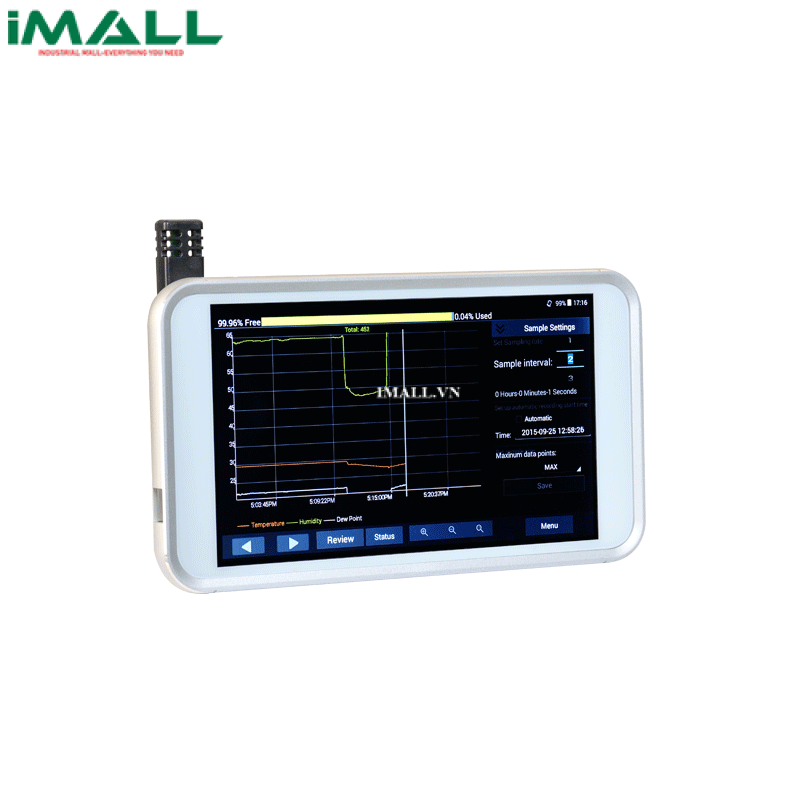 Máy đo chất lượng không khí,CO2 trong nhà CEM DT-808 (0-9999ppm; -10 ~60°C; 0.1 ~100.0%RH)