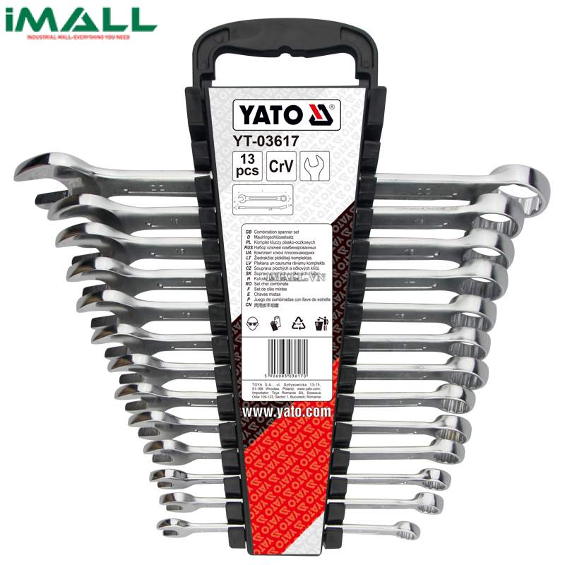 Bộ cờ lê vòng miệng 13 chi tiết Yato YT-03617 (8-22mm)