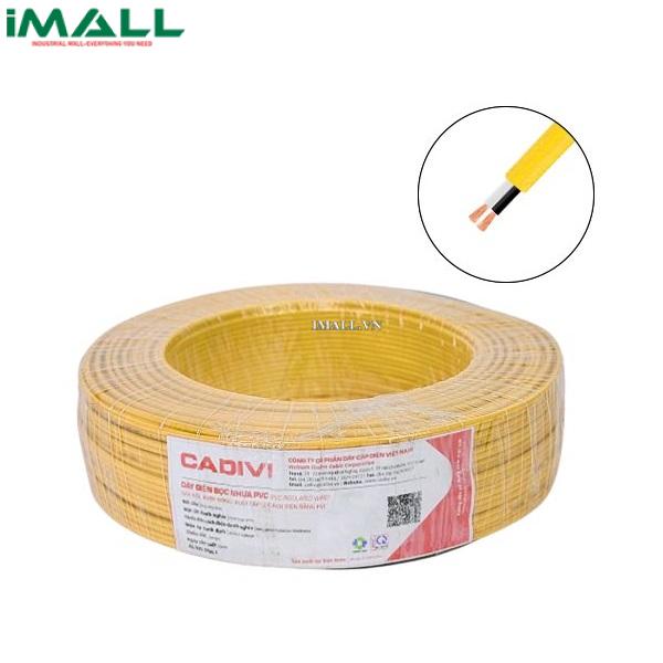 Dây điện đôi Cadivi VCmo 2×4 mm2 (Vàng) – 300/500V
