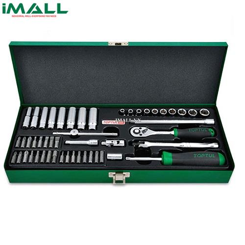 Hộp đầu tuýp 1/4" 50 chi tiết TOPTUL GCAD5004
