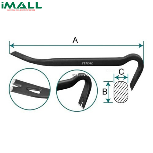 Xà beng (14") Total THT431142