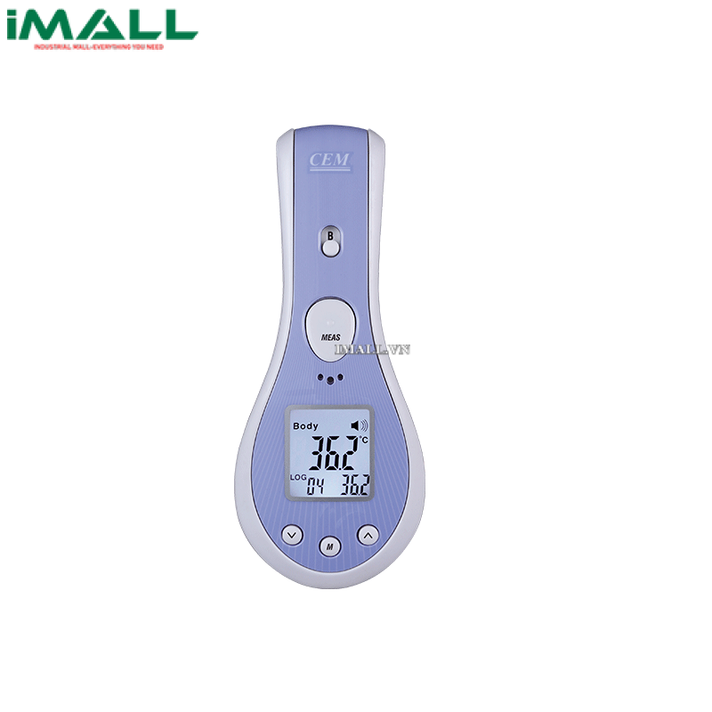 Nhiệt kế hồng ngoại đo nhiệt độ cơ thể không tiếp xúc CEM DT-806CV (32~ 42.5°C (người) hoặc 0~60°C (vật); ±0.3°C)