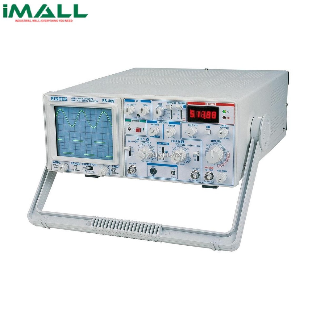 Máy hiện sóng tương tự Pintek FS-409 ( 40MHz / 5MHz / 50MHz Counter )