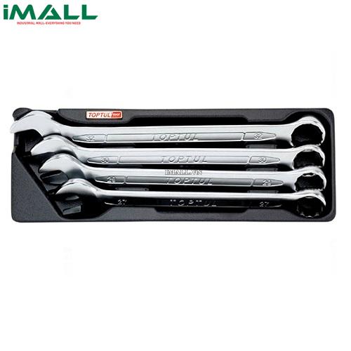 Bộ Cờ lê vòng mở 15 độ - 4 món (AAEB 27, 29, 30, 32mm) TOPTUL GAAT0404