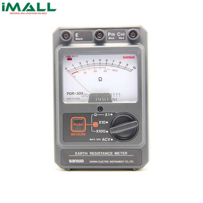 Máy đo điện trở đất Sanwa PDR-301 (10/100/1K ohm)