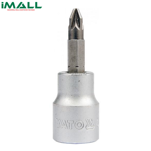 Đầu tuýp ra đầu vít Yato YT-7702 (3/8", PH3, 45.1Nm)