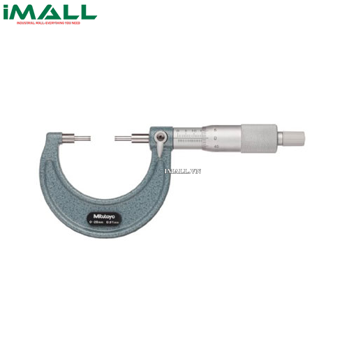 Panme cơ khí đầu nhỏ Mitutoyo 111-115 (0-25mm/ 0.01mm)