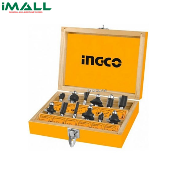 Bộ mũi phay 12 chi tiết Ingco AKRT1221 (12mm)